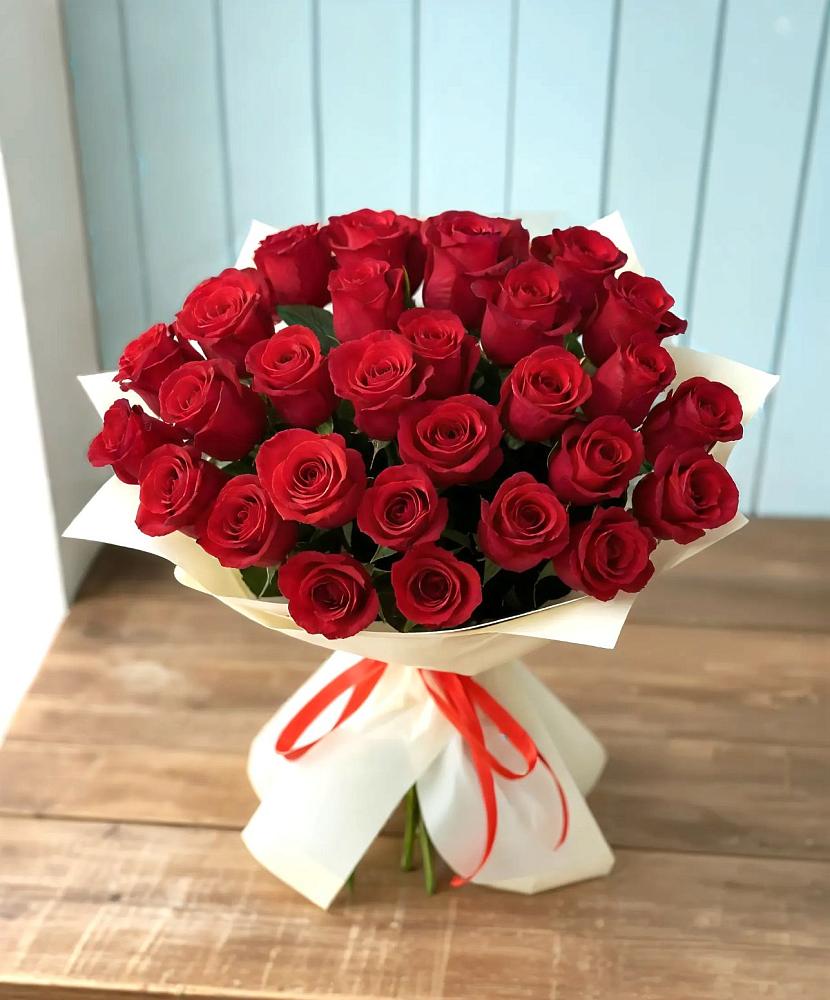Букет 29 Красных роз в Ерзовке