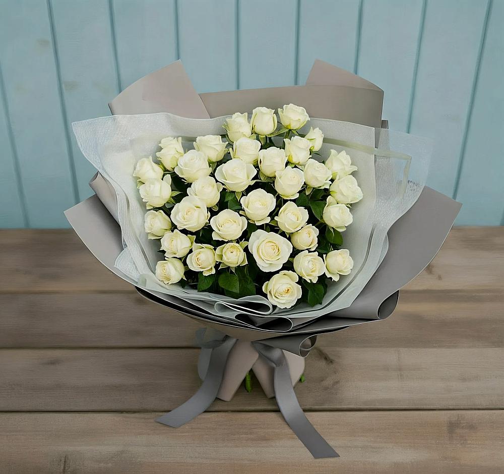 Букет Белоснежная нежность в Ерзовке