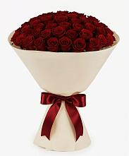 Букет 101 Бордовая роза Блэк Бакарра в Ерзовке