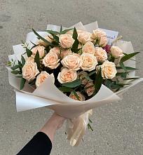 Букет Кремовые розы Латте #REPLACE_PRED# Ерзовке