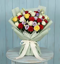 Букет цветов из:  Розы в Ерзовке