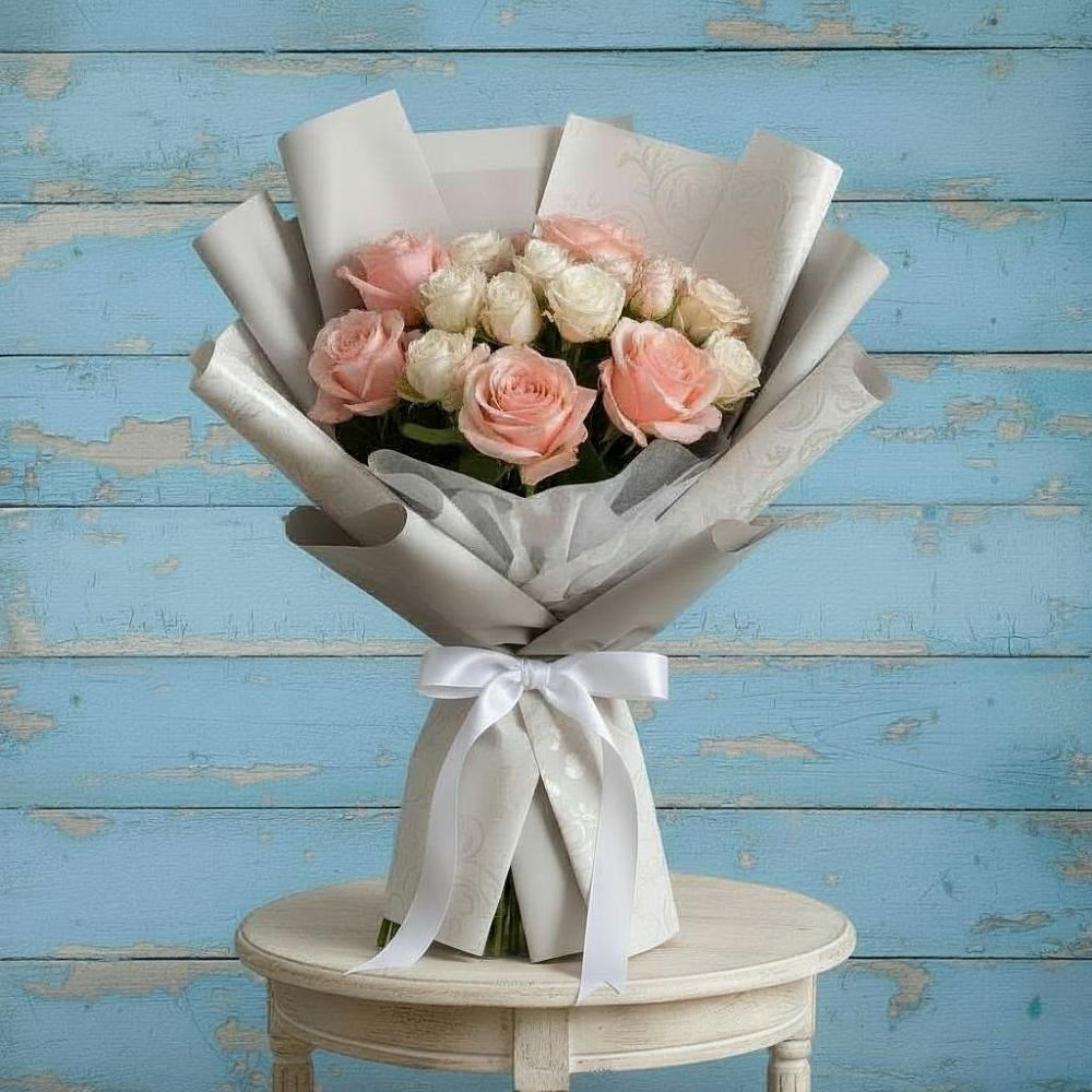 Букет цветов из: Розы в Ерзовке