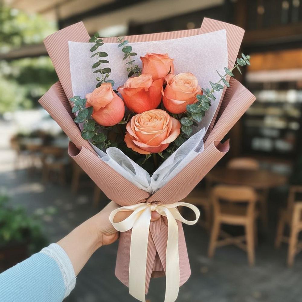 Букет цветов из: Розы в Ерзовке