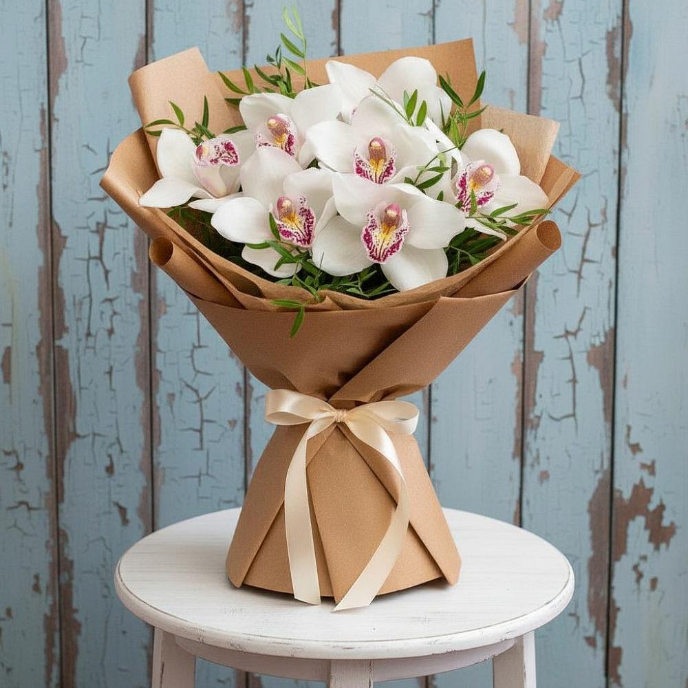 Букет цветов из: Орхидеи и Розы в Ерзовке