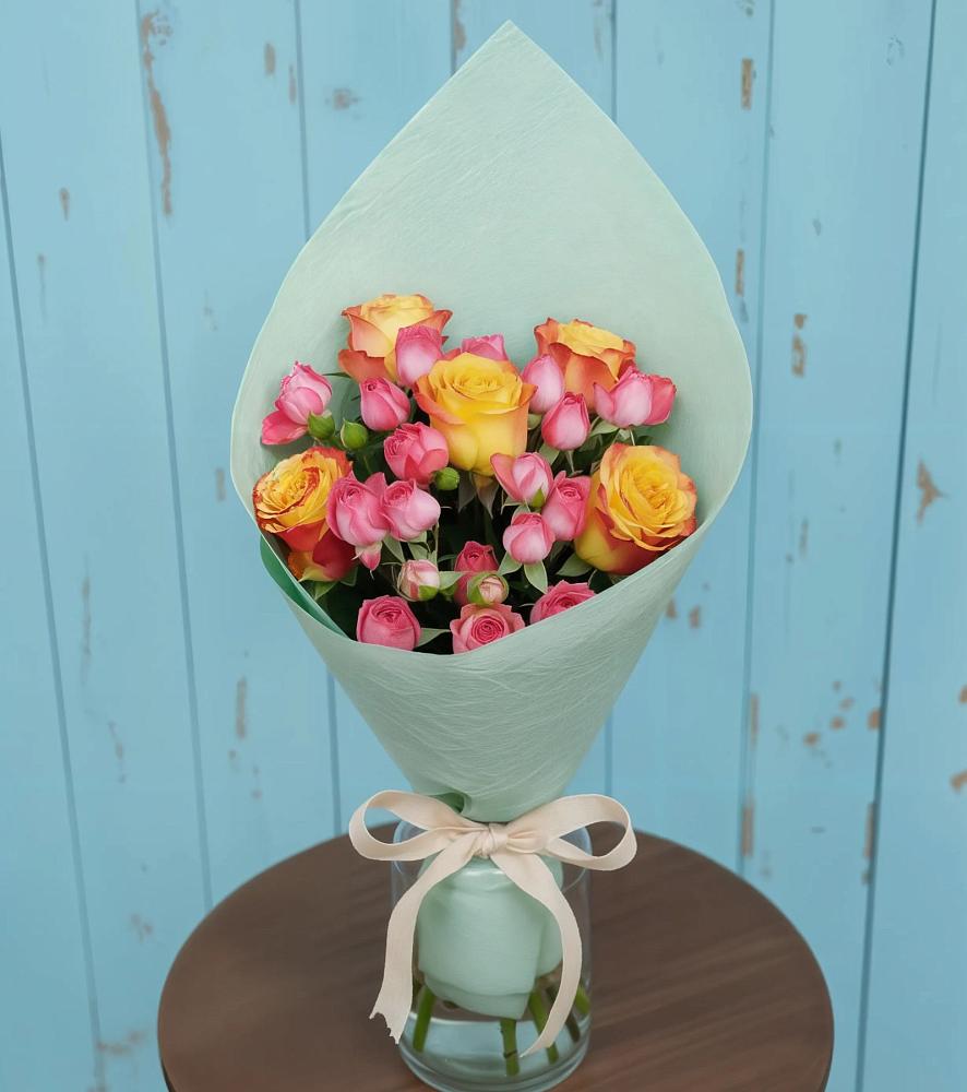 Букет цветов из: Розы в Ерзовке