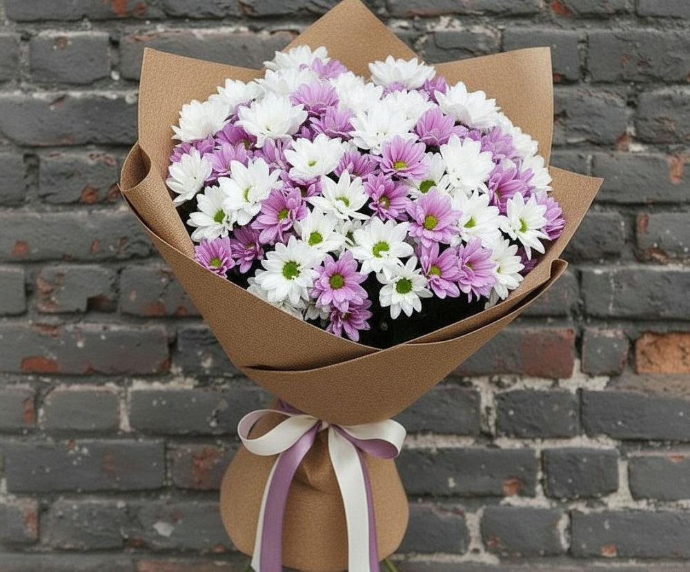 Букет цветов из: Хризантемы в Ерзовке