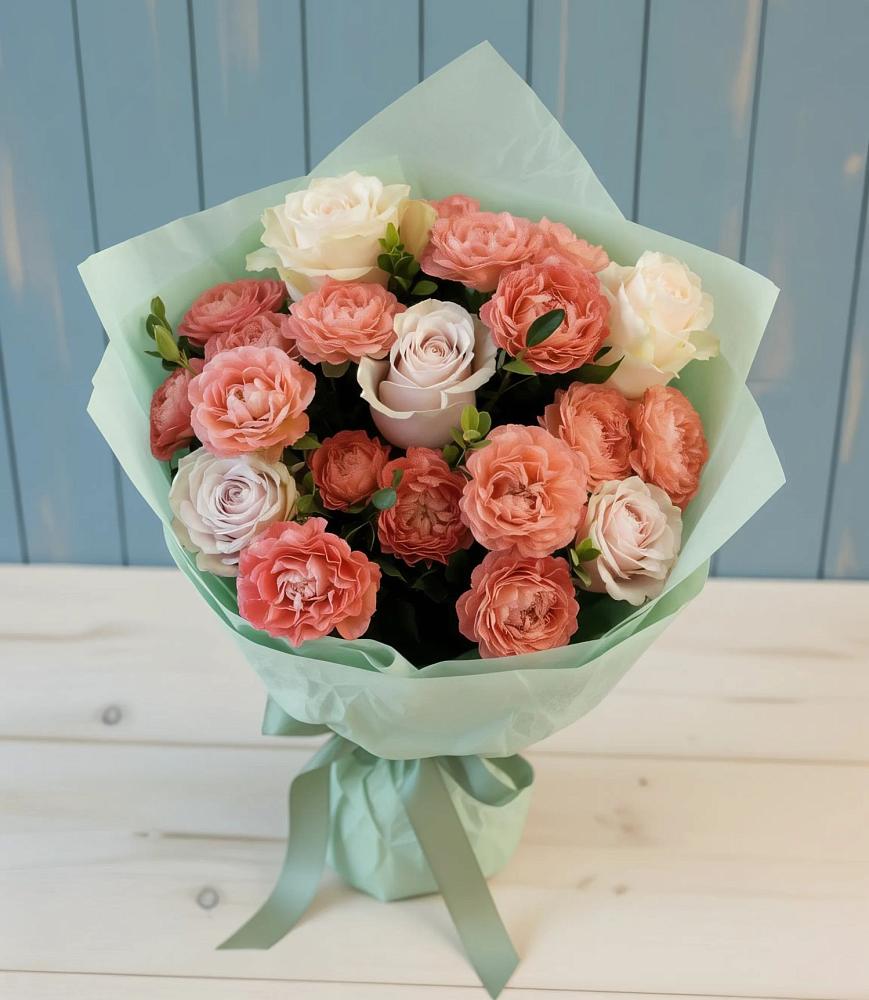 Букет цветов из: Розы в Ерзовке