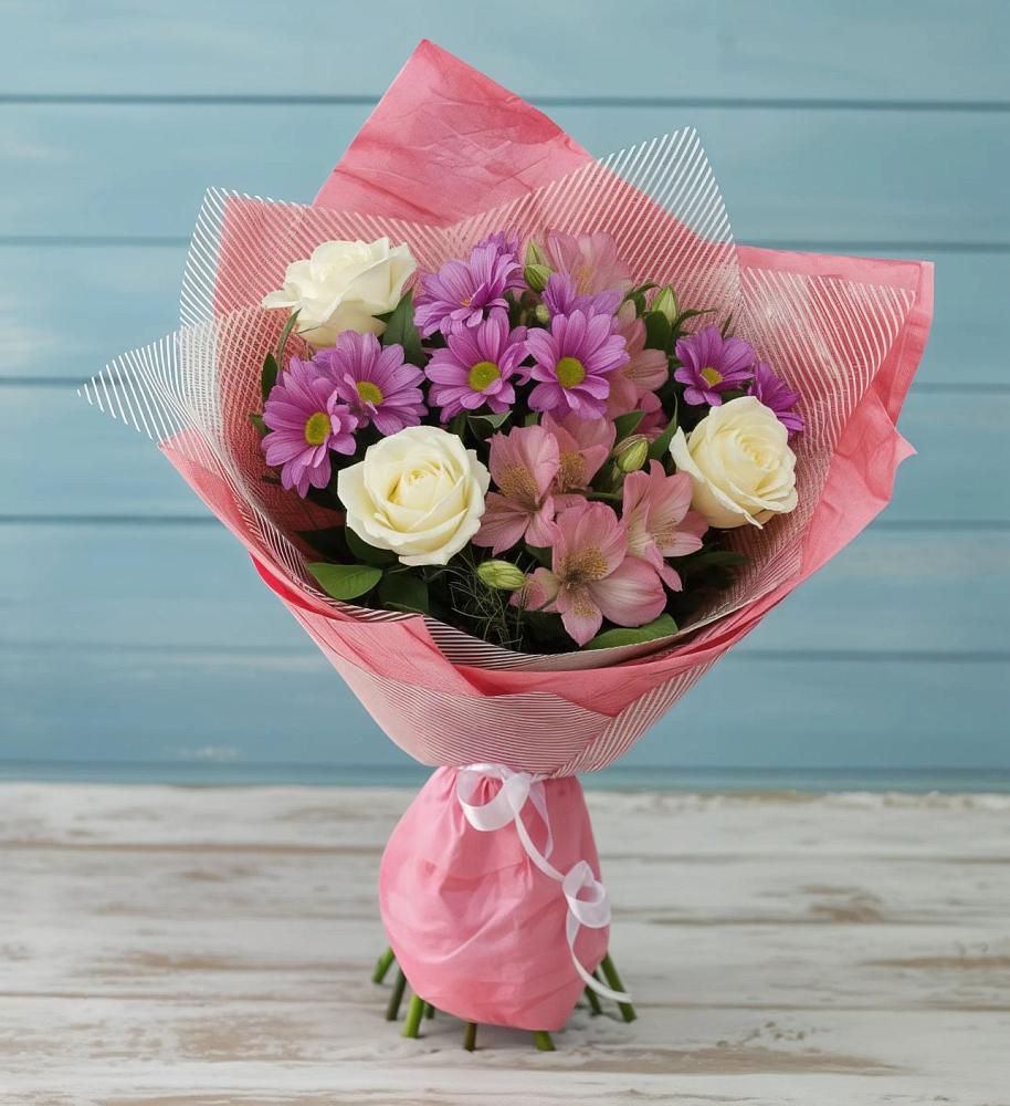 Букет цветов из: Герберы в Ерзовке