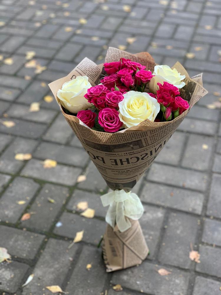 Букет цветов из: Розы в Ерзовке