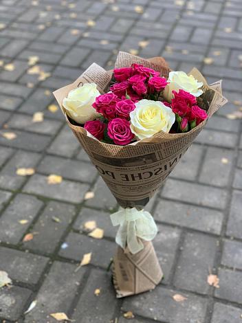 Букет цветов из: Розы в Ерзовке