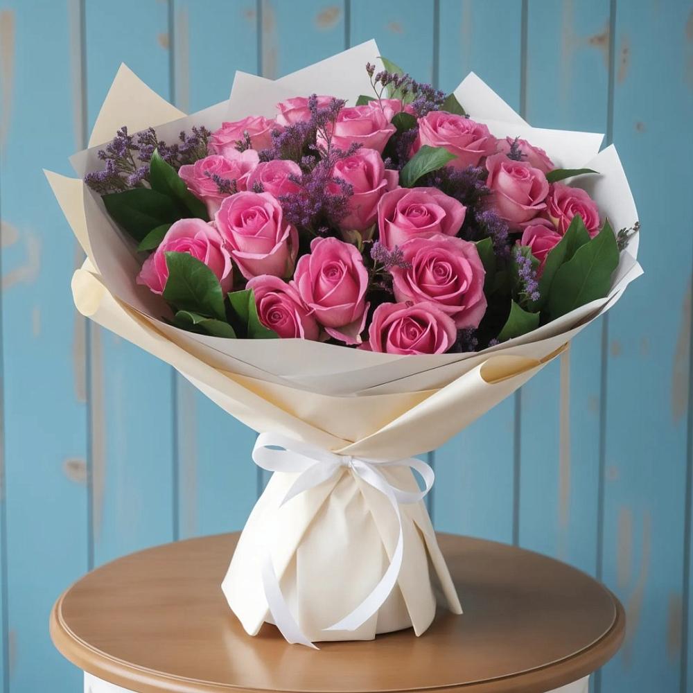 Букет цветов из: Розы в Ерзовке